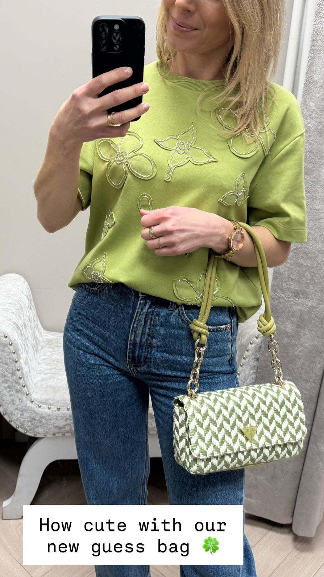 Guess TESSI Olive Bag. WG769119