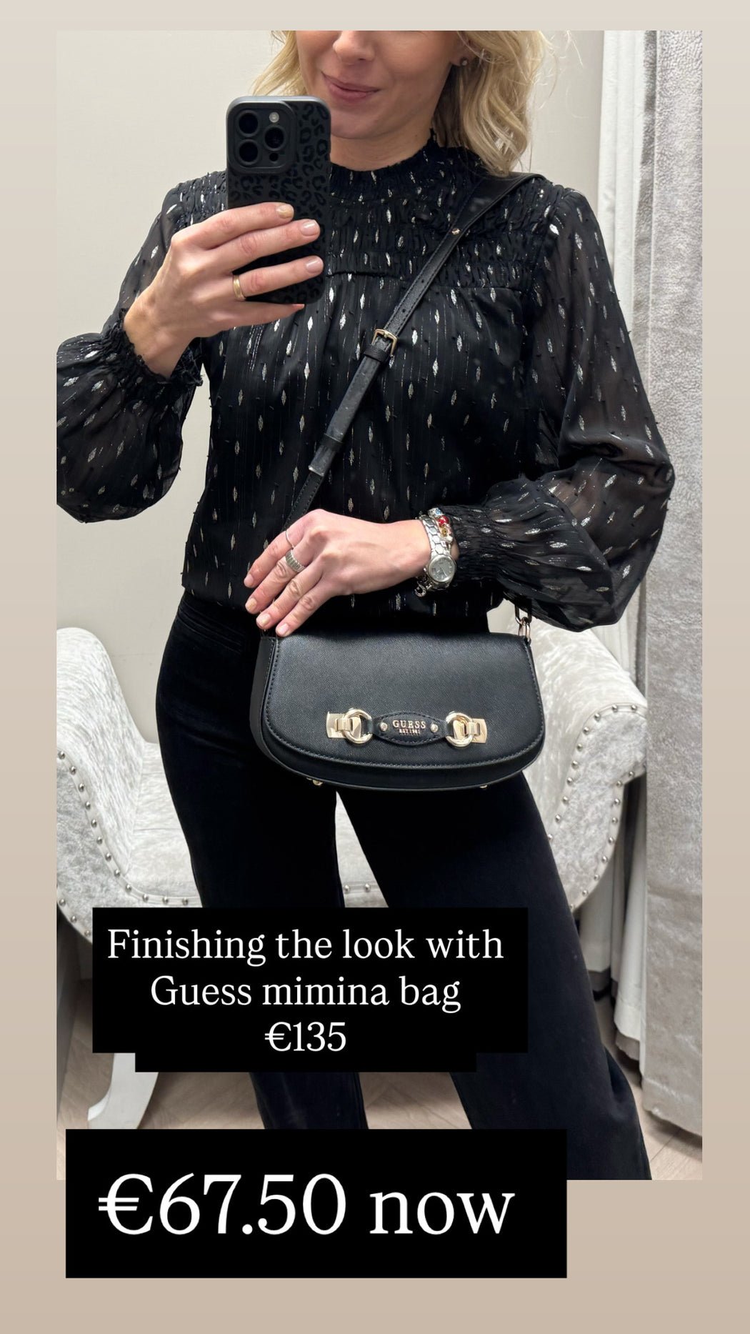 Fernanda black blouse