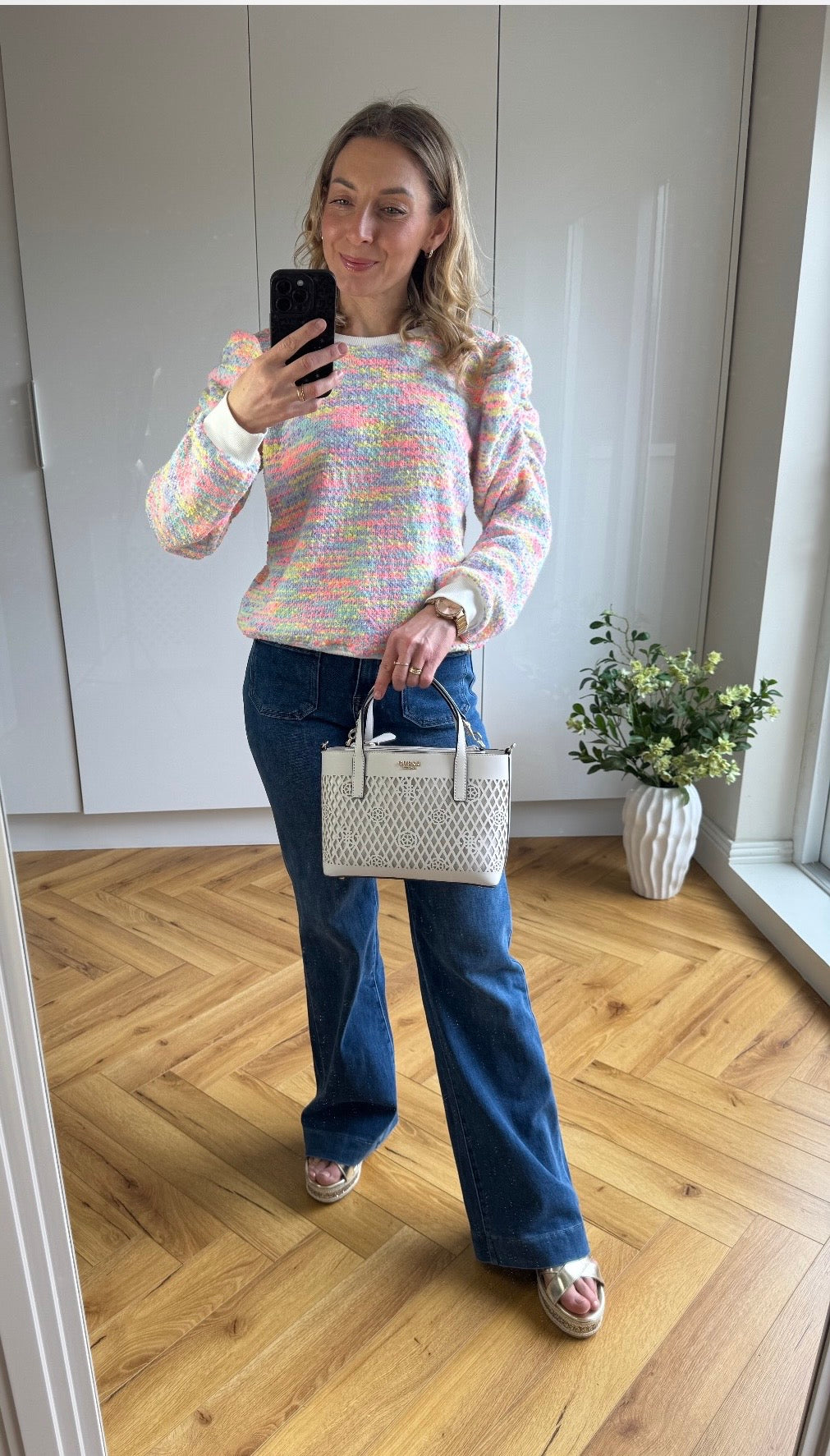 Guess LETTY MINI PG991175 off white 2in1 bag
