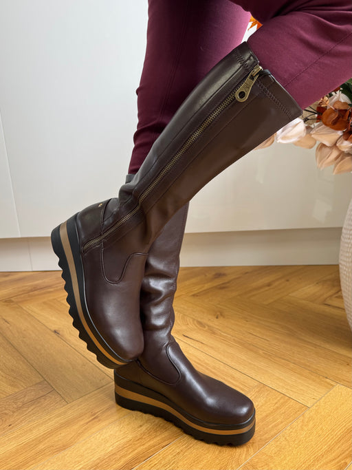 Bildale Chocolate Wedge Boots