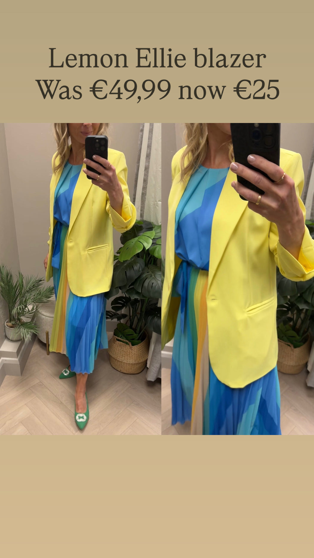Lemon Ellie blazer