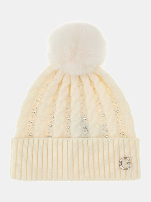 Guess ivory beanie AW5385POL01-WHI