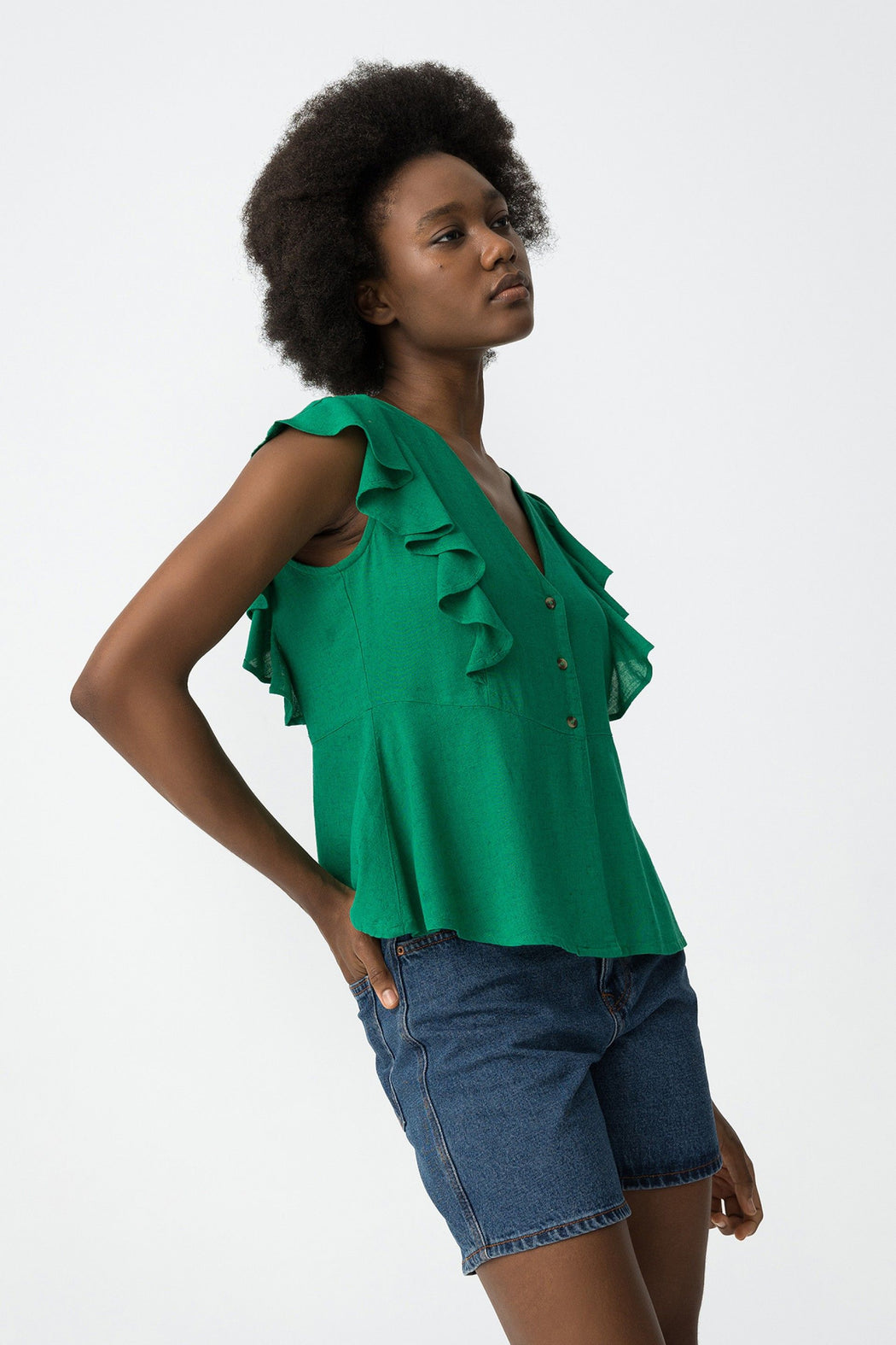 Solinda  green top