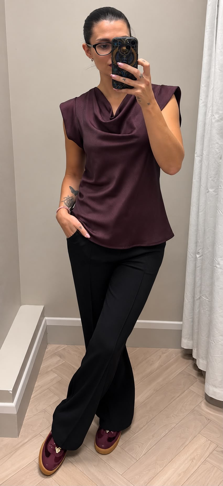 Black Yale trousers