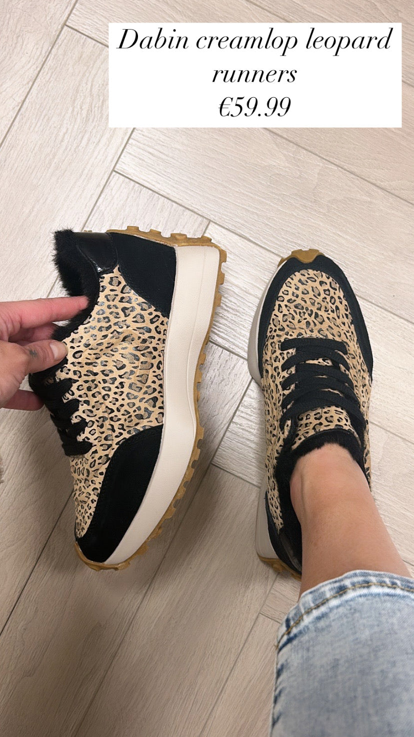 Dabin creamlop leopard runners