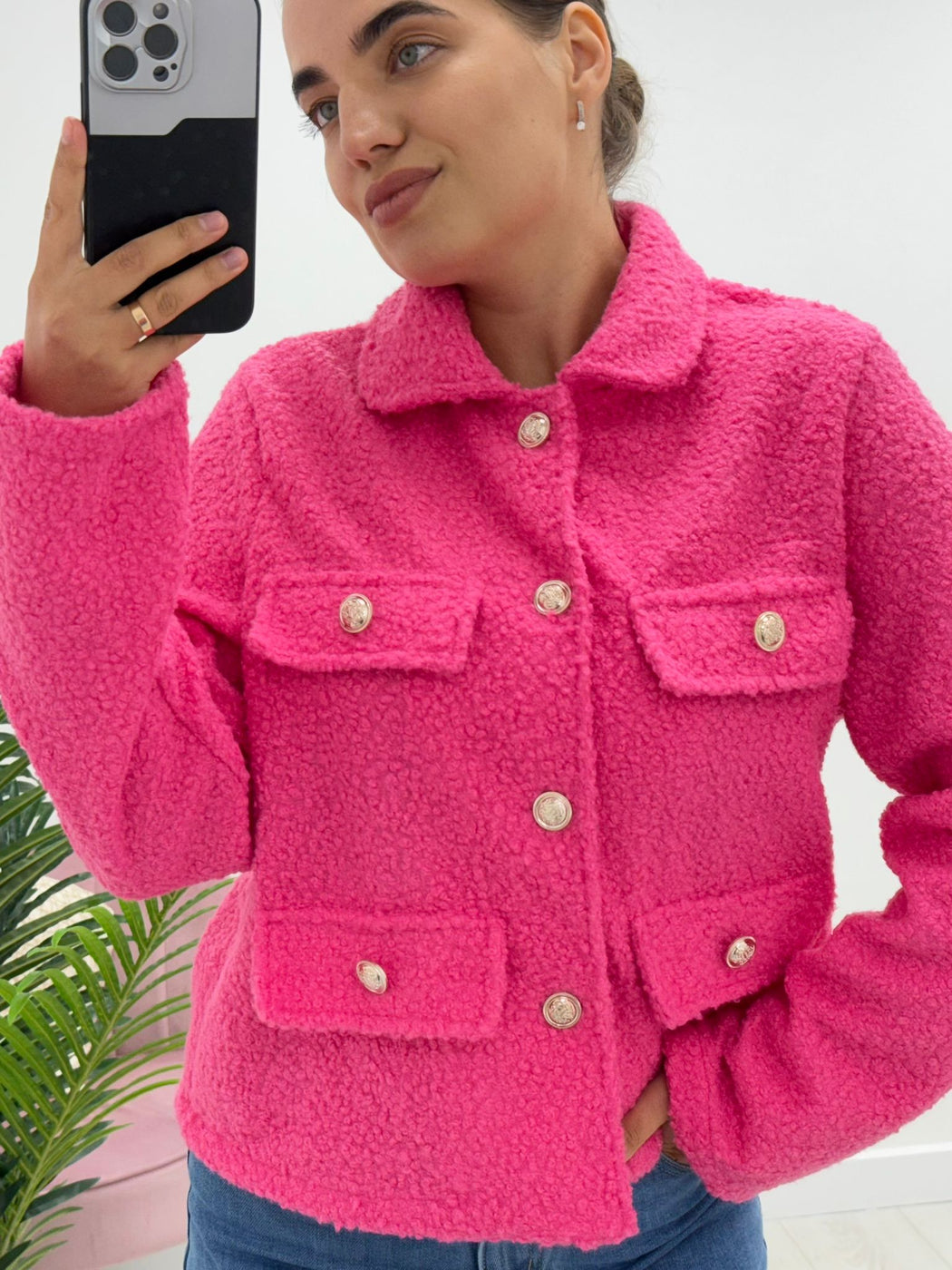 Ariella pink  jacket