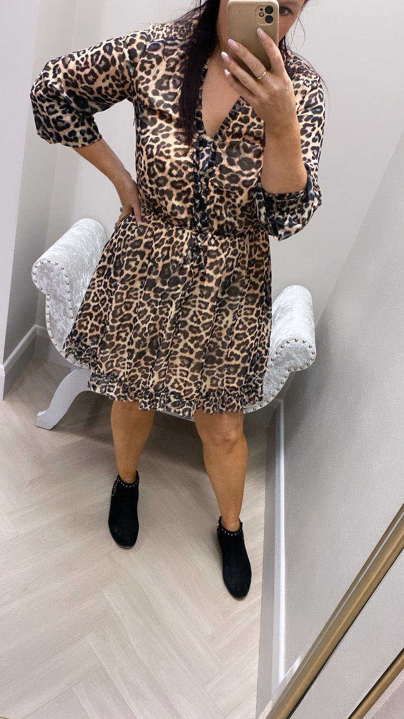 W4GK42WDW82-P1GS leopard print dress