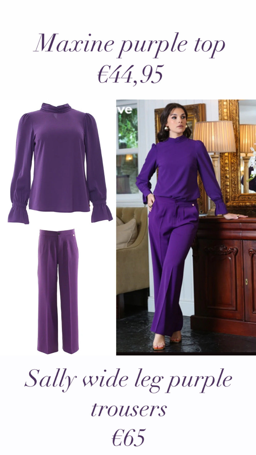 Maxine purple top