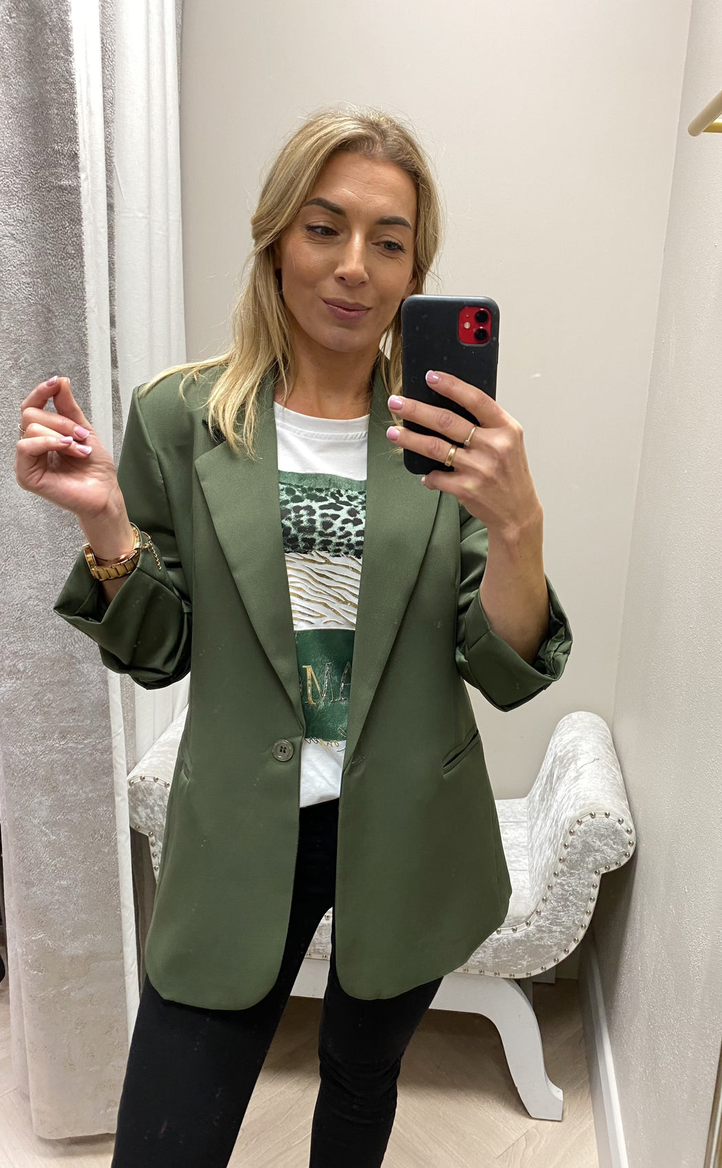 Khaki  Ellie blazer