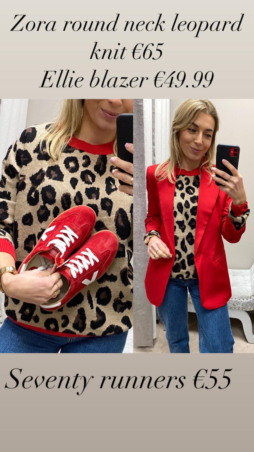 Red Ellie blazer