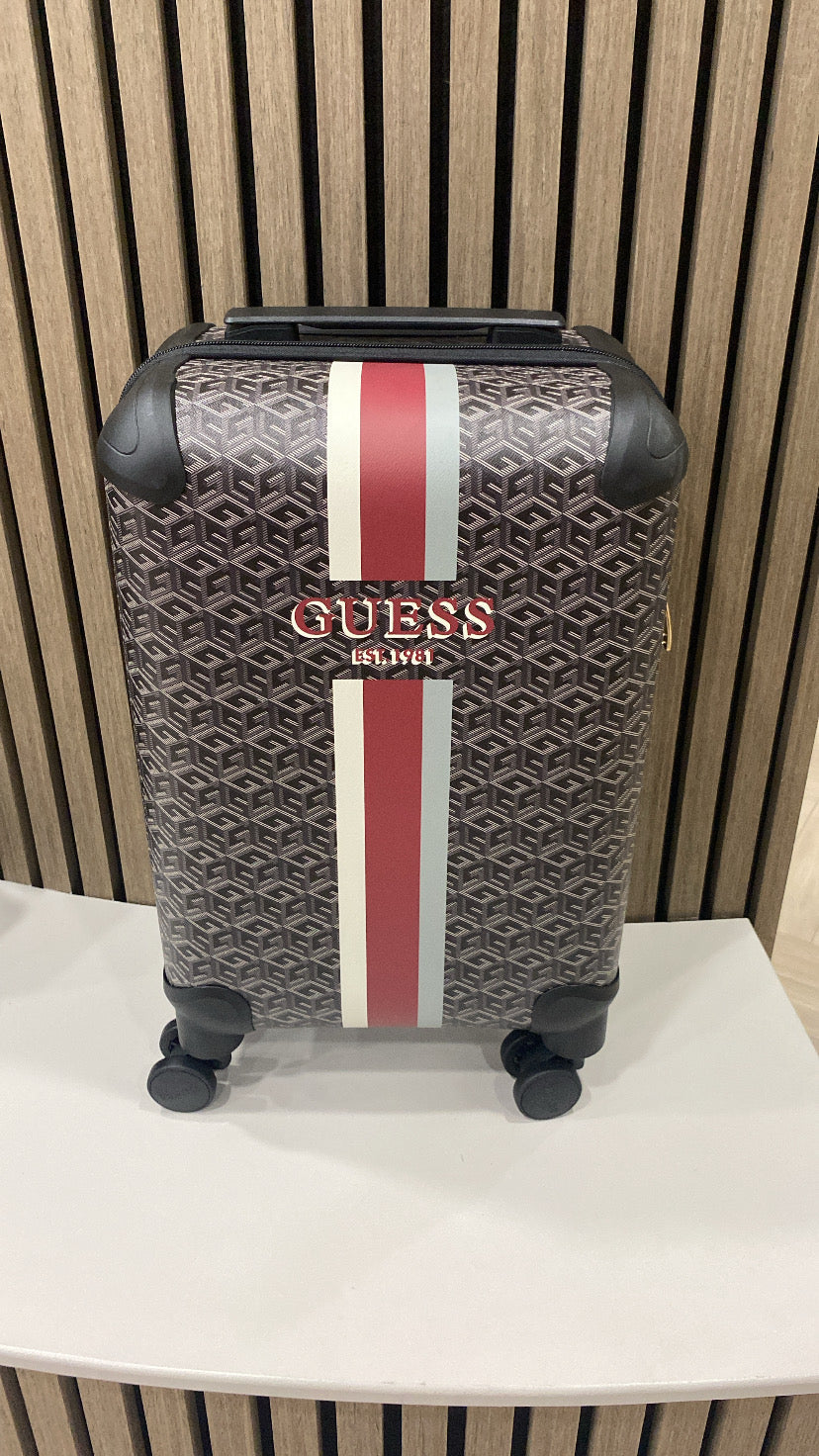 Wider charcoal logo guess cabin luggage