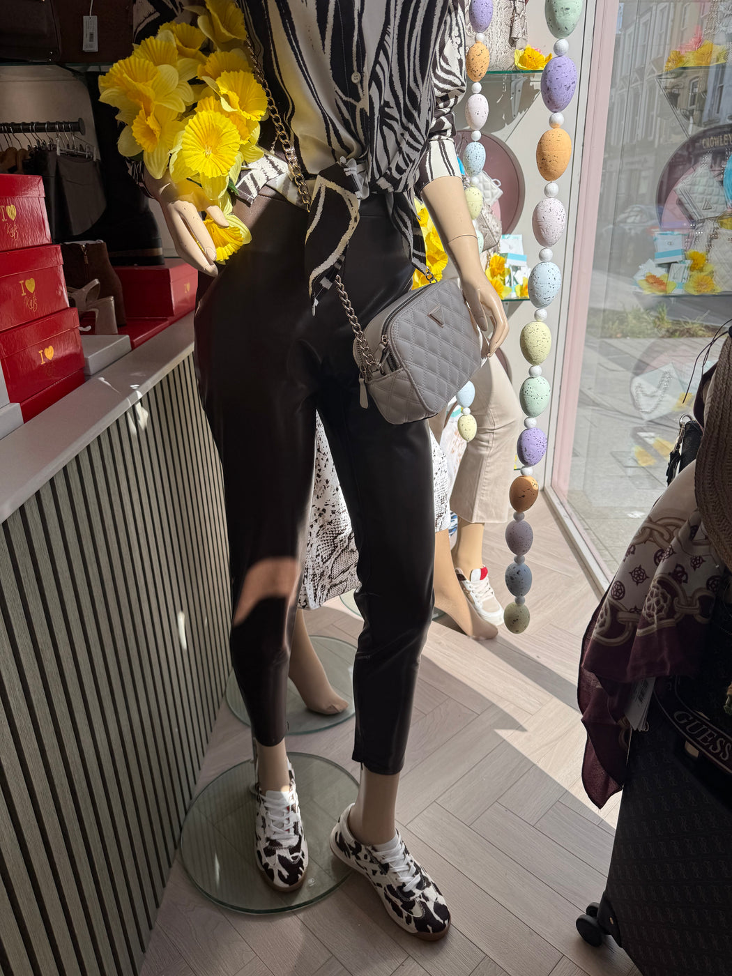 Guess brown Priscilla leggings wgikog1ea9000