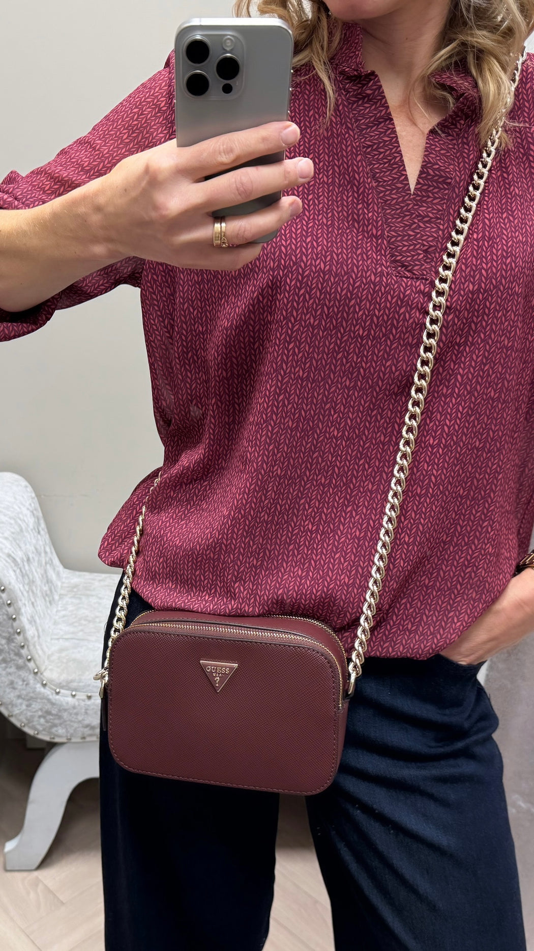 Plum Bella band top