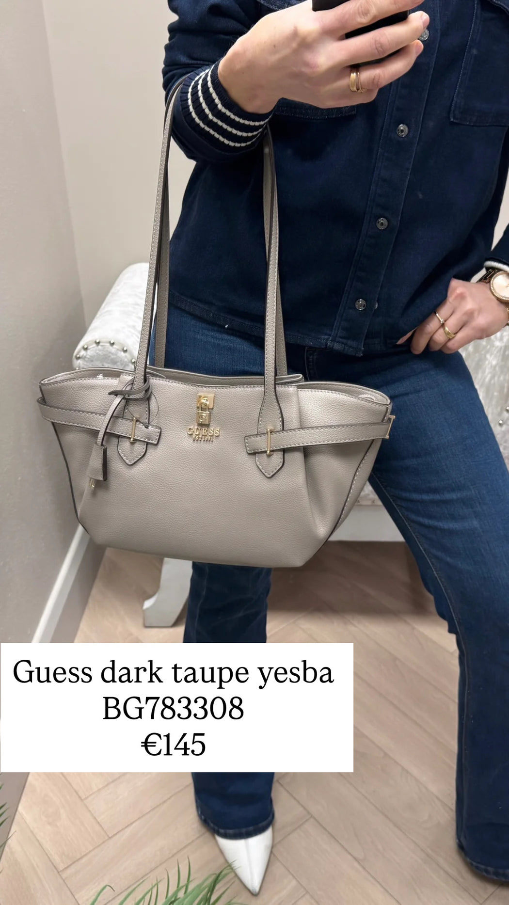 Guess dark taupe yesba BG783308