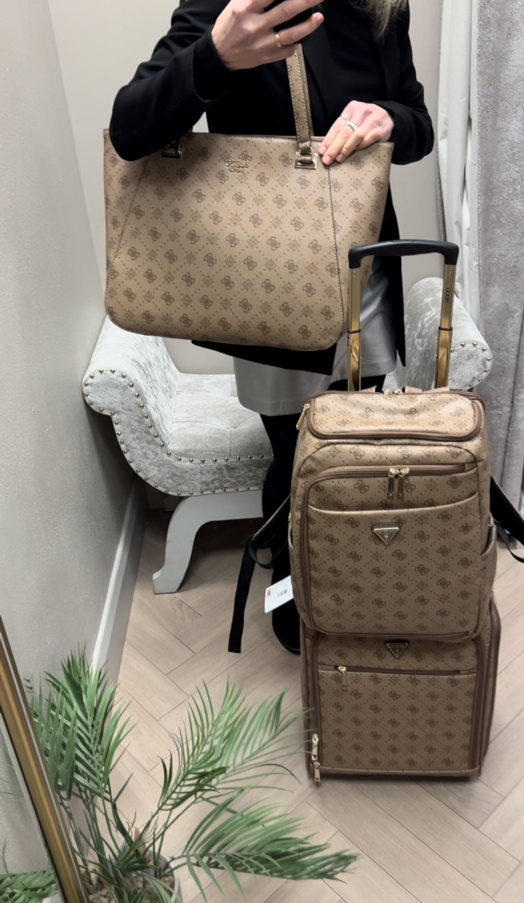 Silia 4G Peony Logo Backpack GP9890033