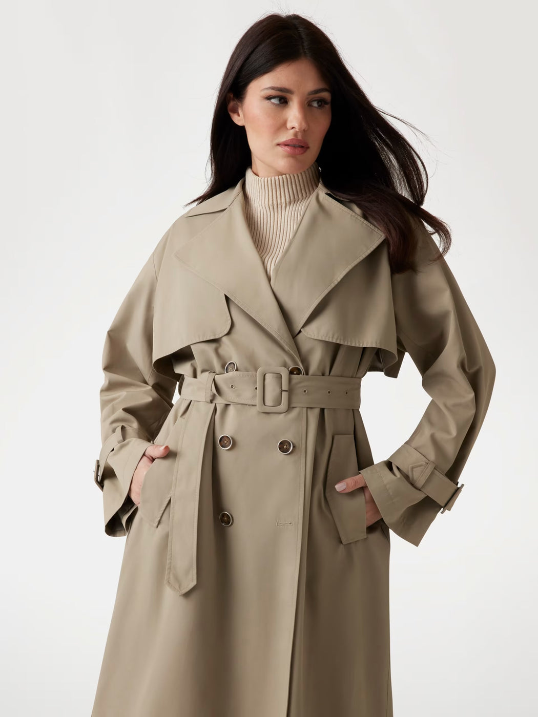 Guess Amira tailored trench coat