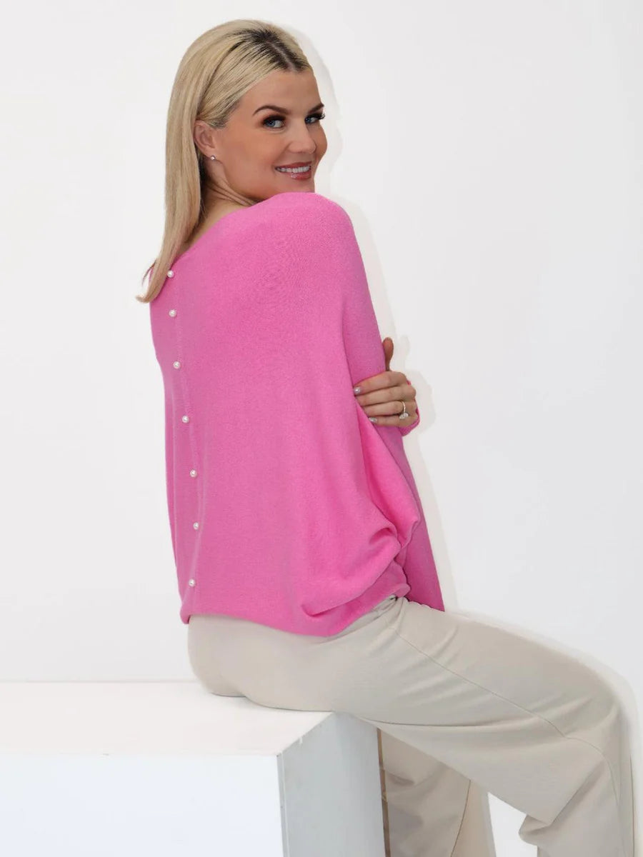 ELBA PINK KNIT JUMPER