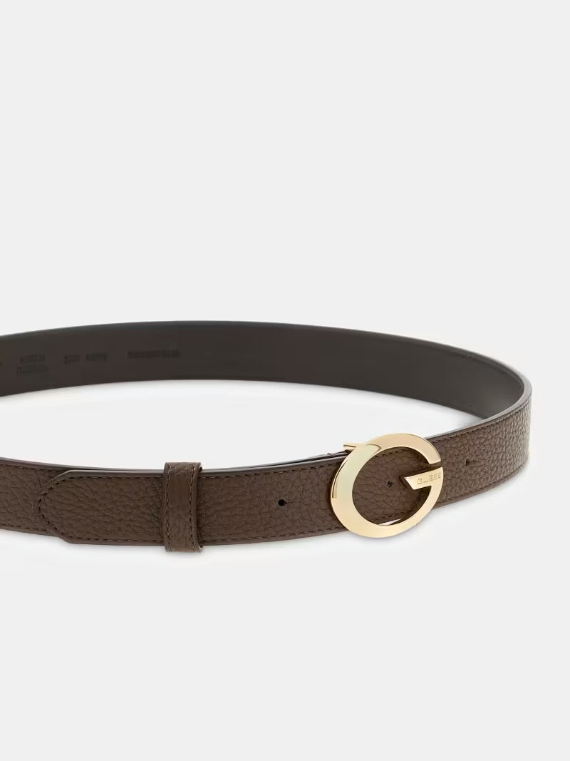 Guess Brown Logo Belt. BW9306P5430