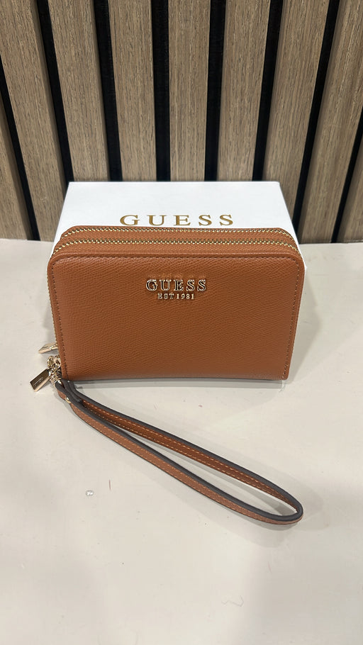 Bg7898164 guess double zip cognac amorette wallet