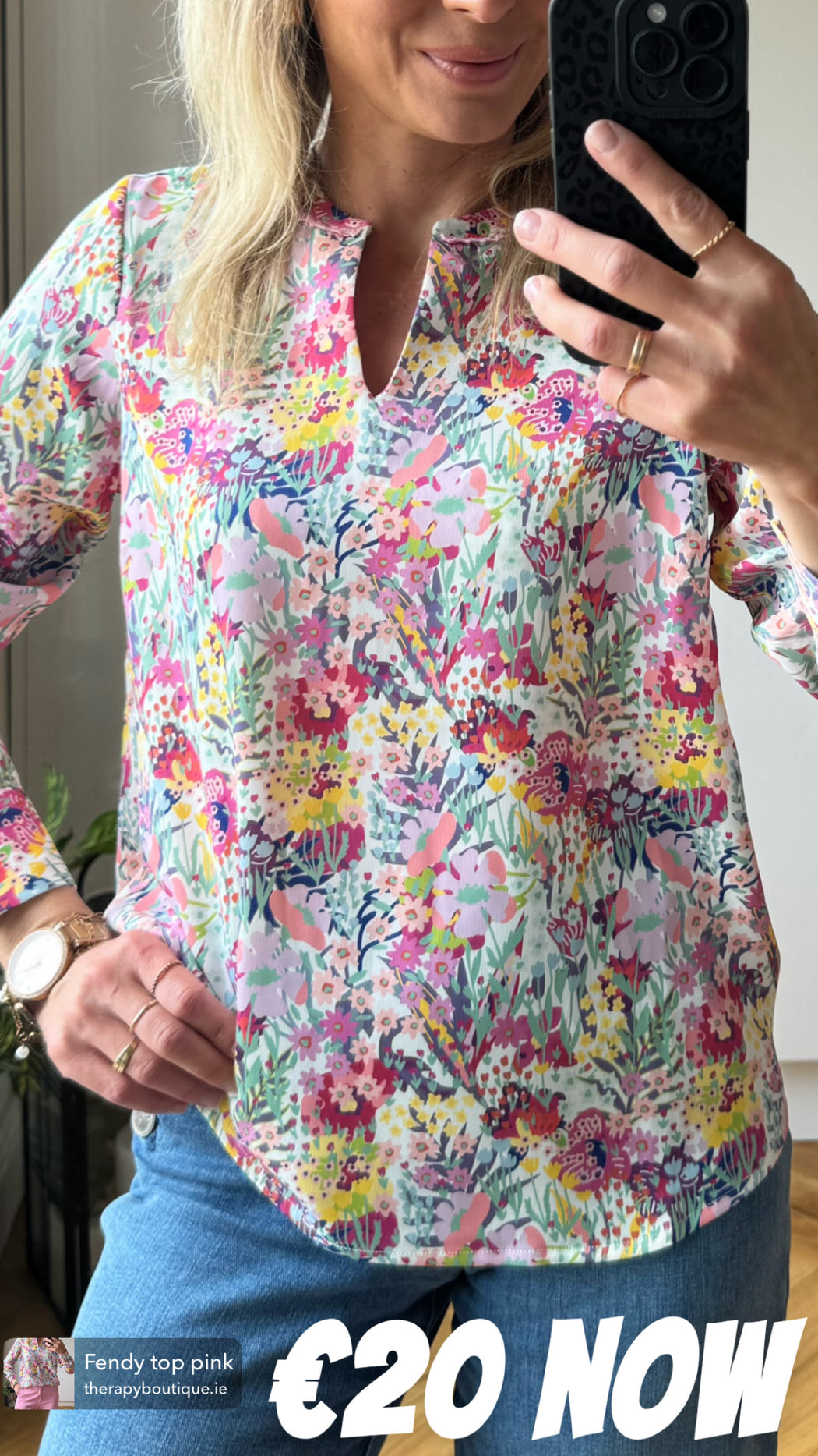 Fendy top pink