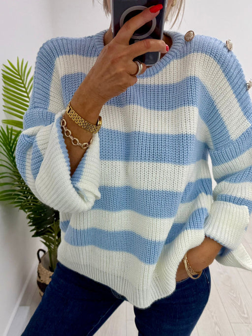 Freya blue  knit