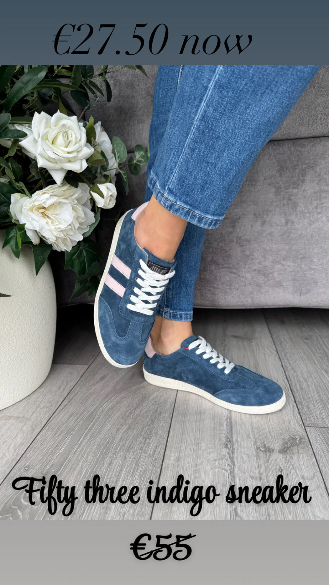 Fifty Three Indigo Sneaker