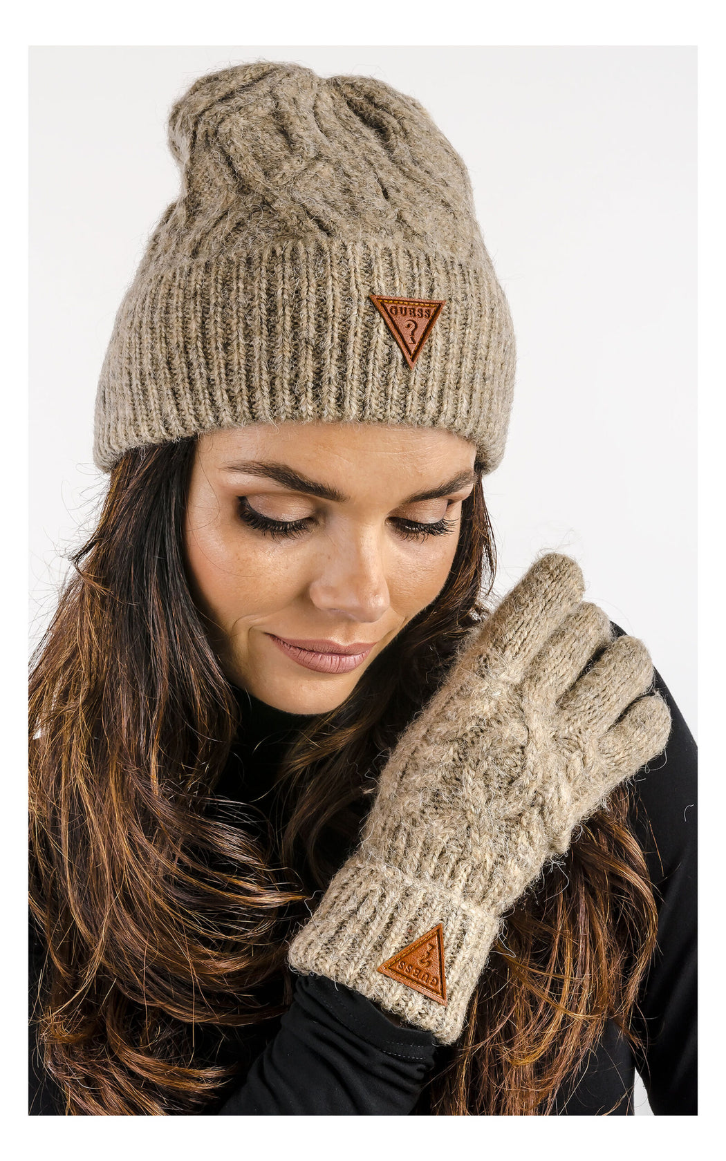 Cable knit Beanie aw5210POL01-cam