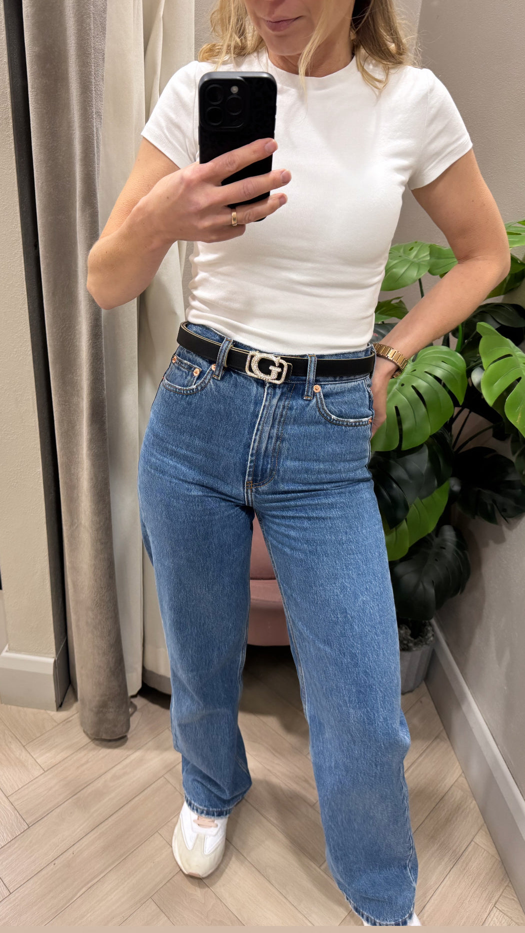 Gold guess Prue Jewel reversible  Belt