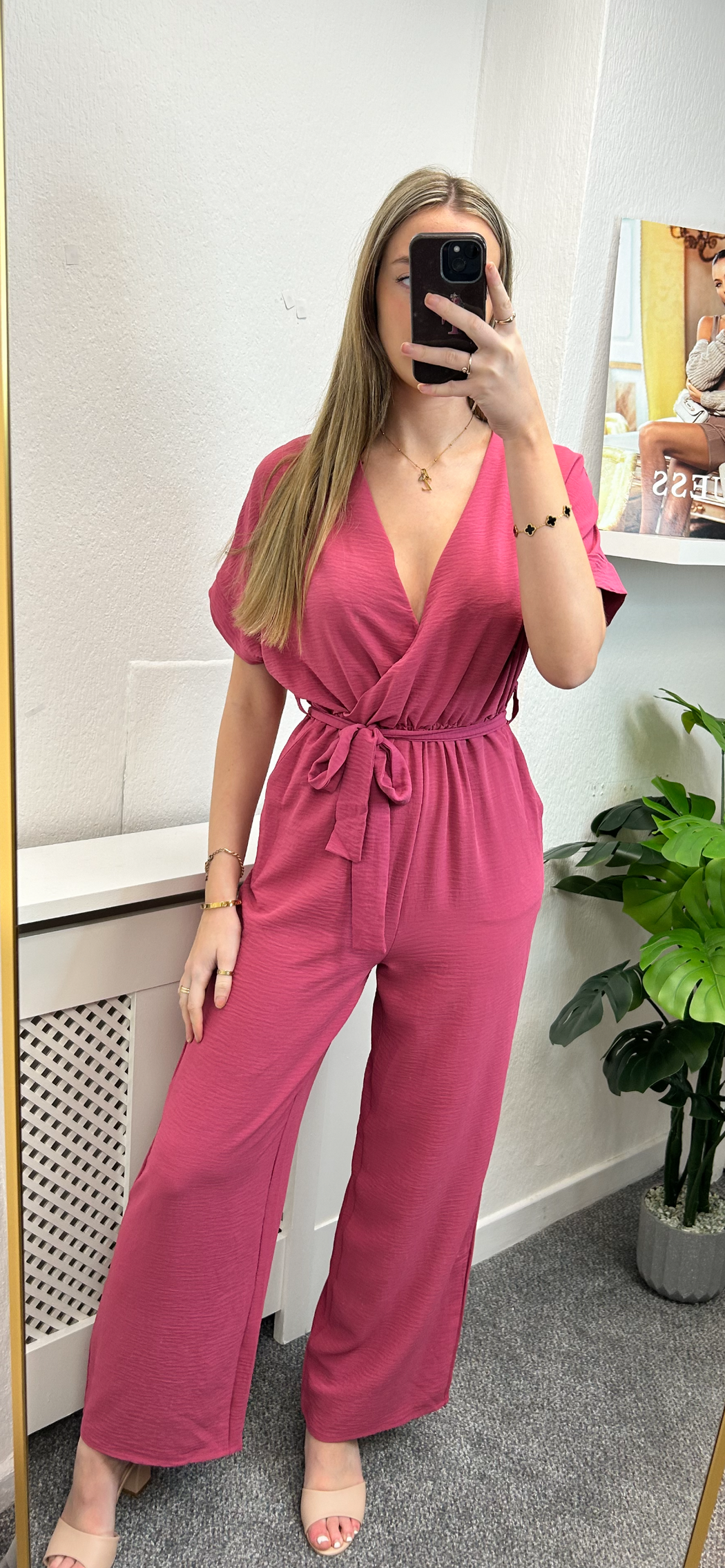 Favourite fuschia pink jumpsuit