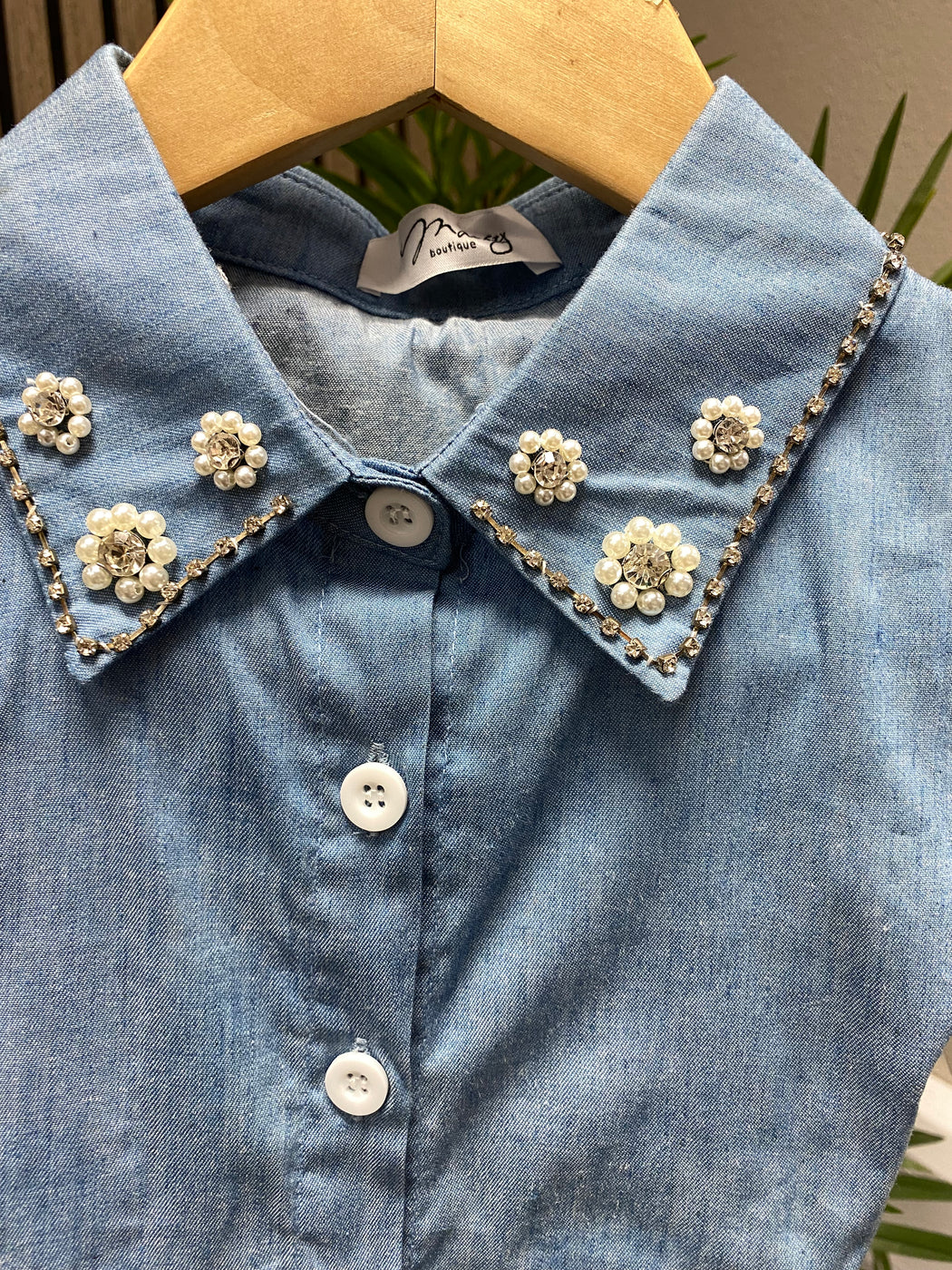 Maisy collar pearls