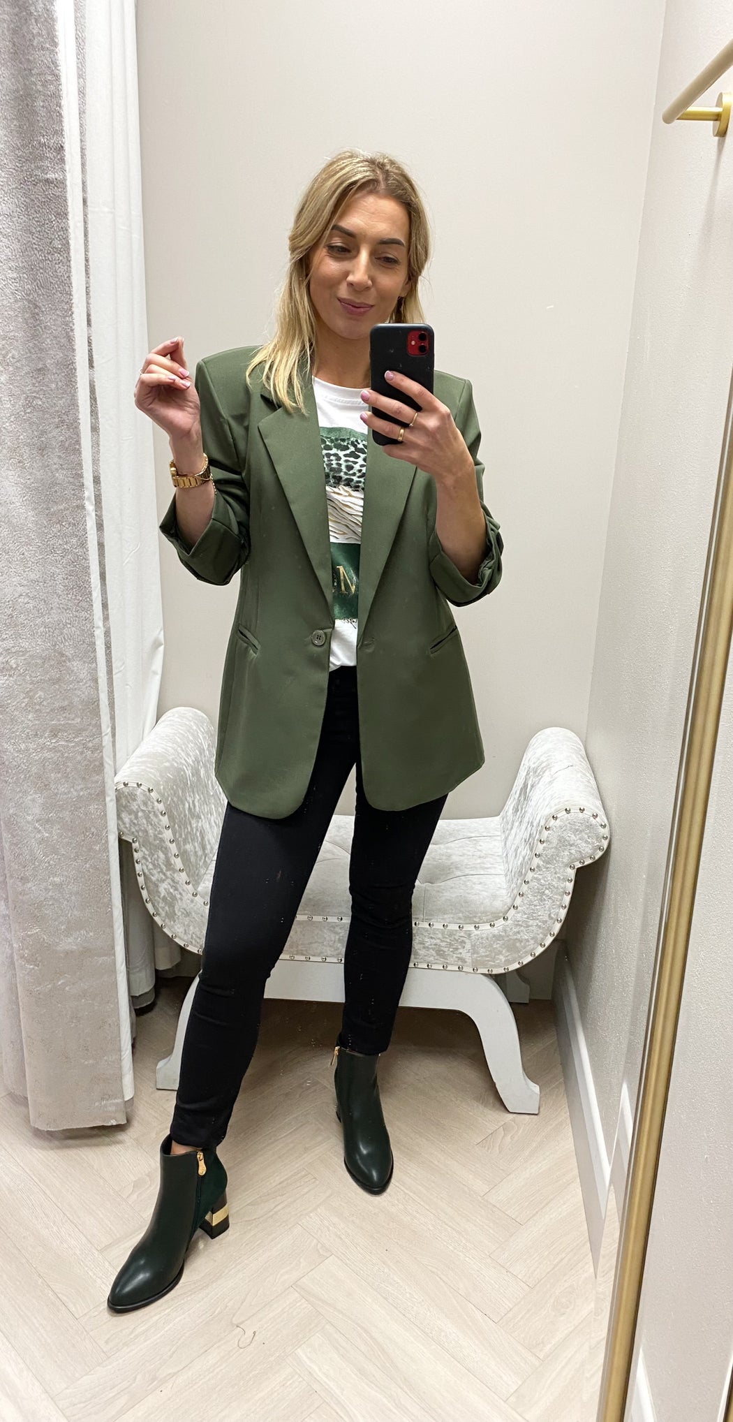 Khaki  Ellie blazer