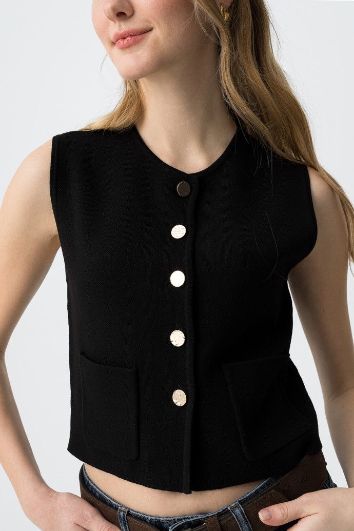 Hallow  black sleeveless