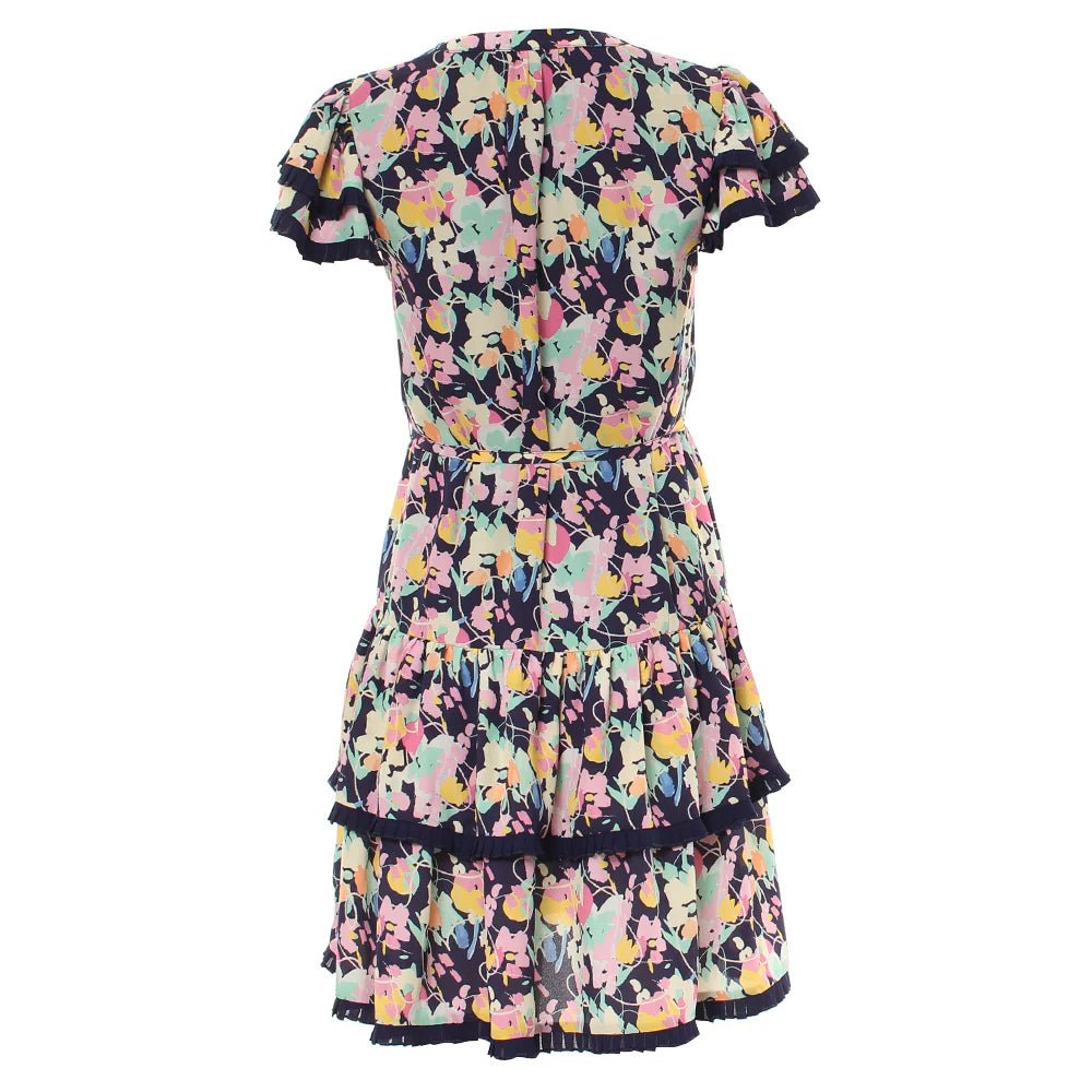 Eliana navy print Dress