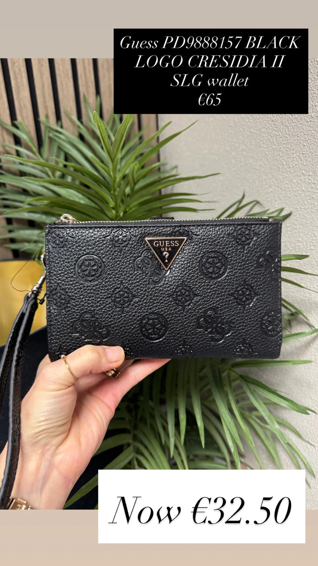 Guess PD9888157 BLACK LOGO
CRESIDIA II SLG wallet