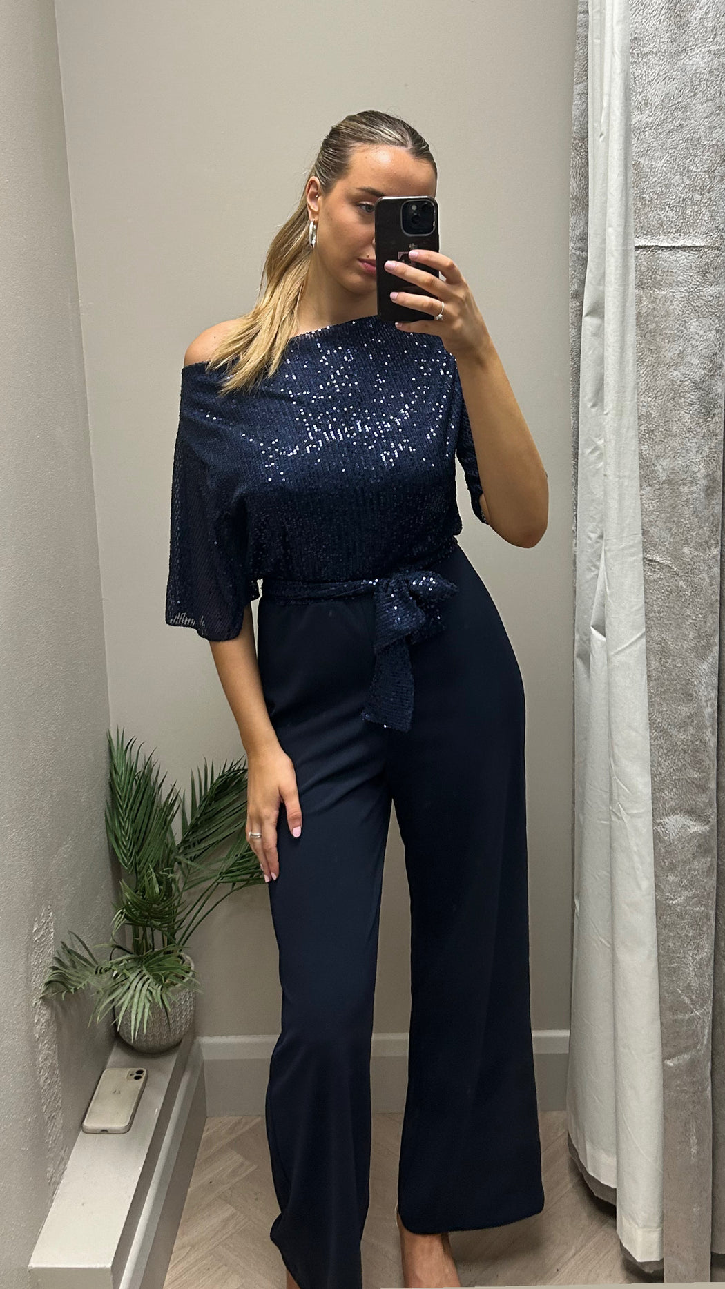 Navy Gracie jumpsuit