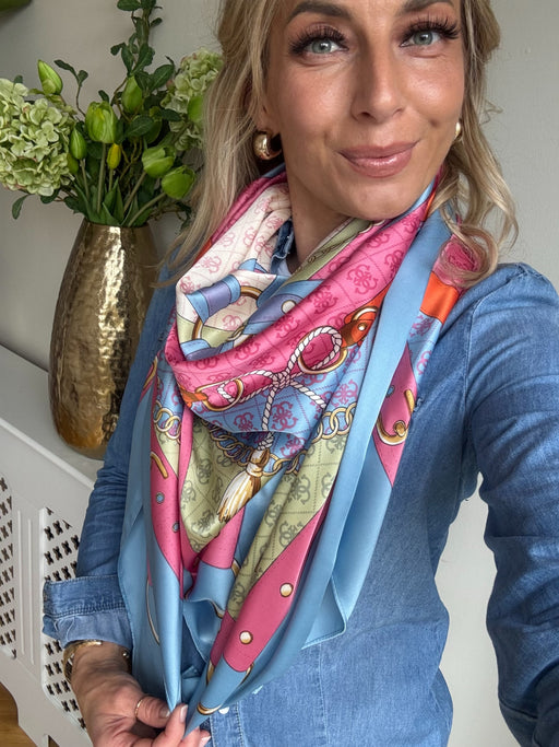Guess multi colour scarf aw5343pol03-fum