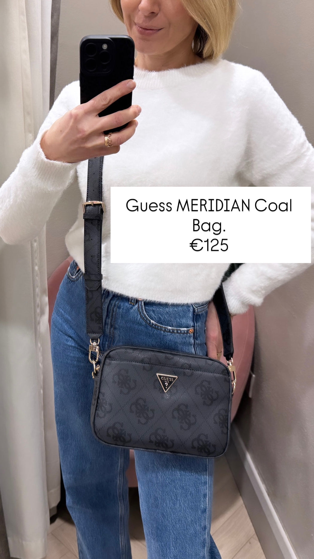 Guess MERIDIAN Coal Bag. OS697414