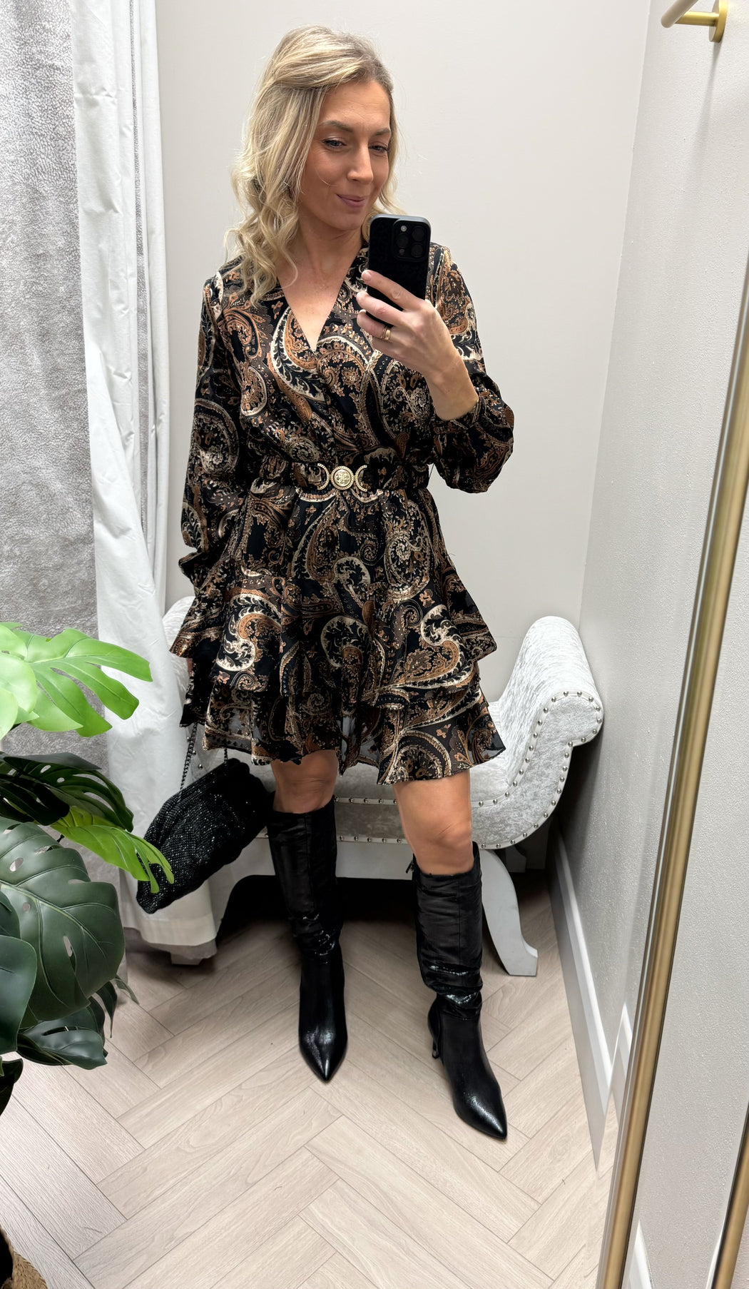 Clarisse guess paisley print dress W5BK53W2770 - P1WT