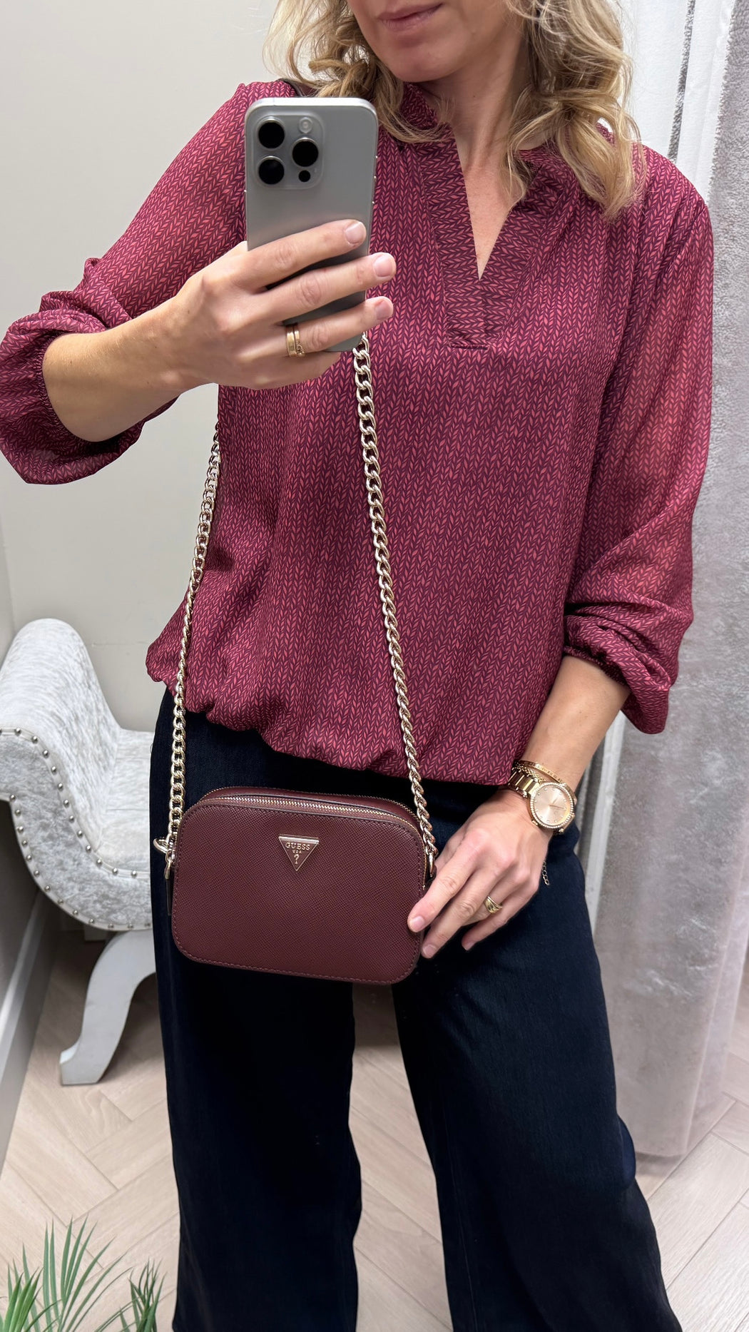 Plum Bella band top