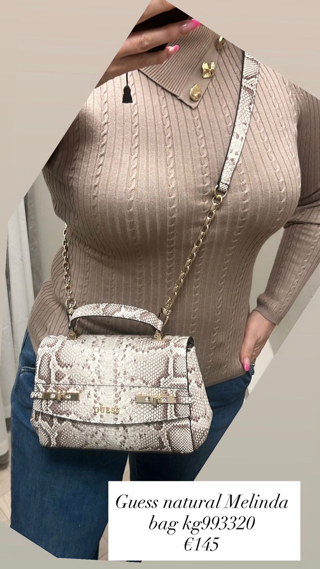 Guess natural Melinda bag kg993320