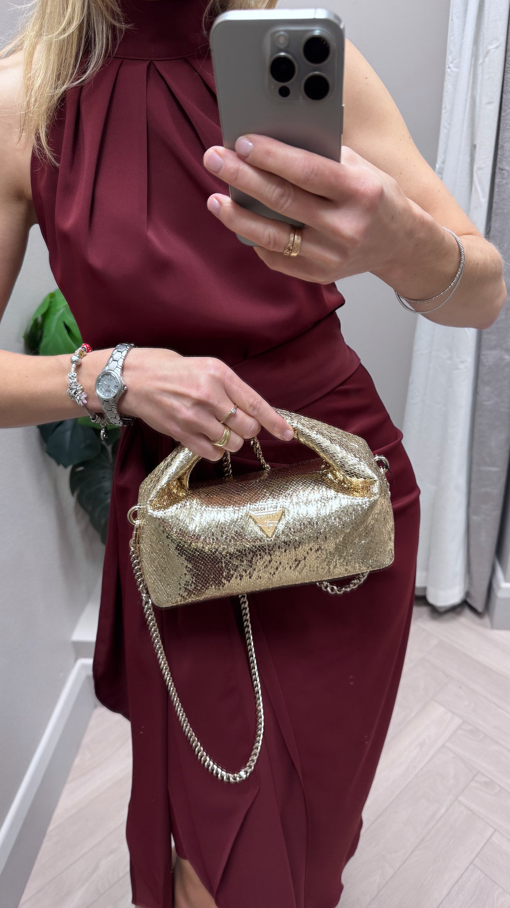 Guess gold jewels mini bag KG224874