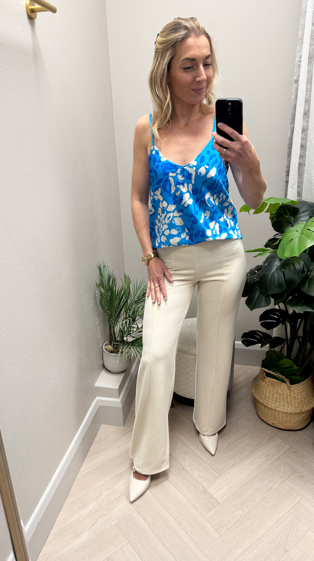 Sidney blue cami top