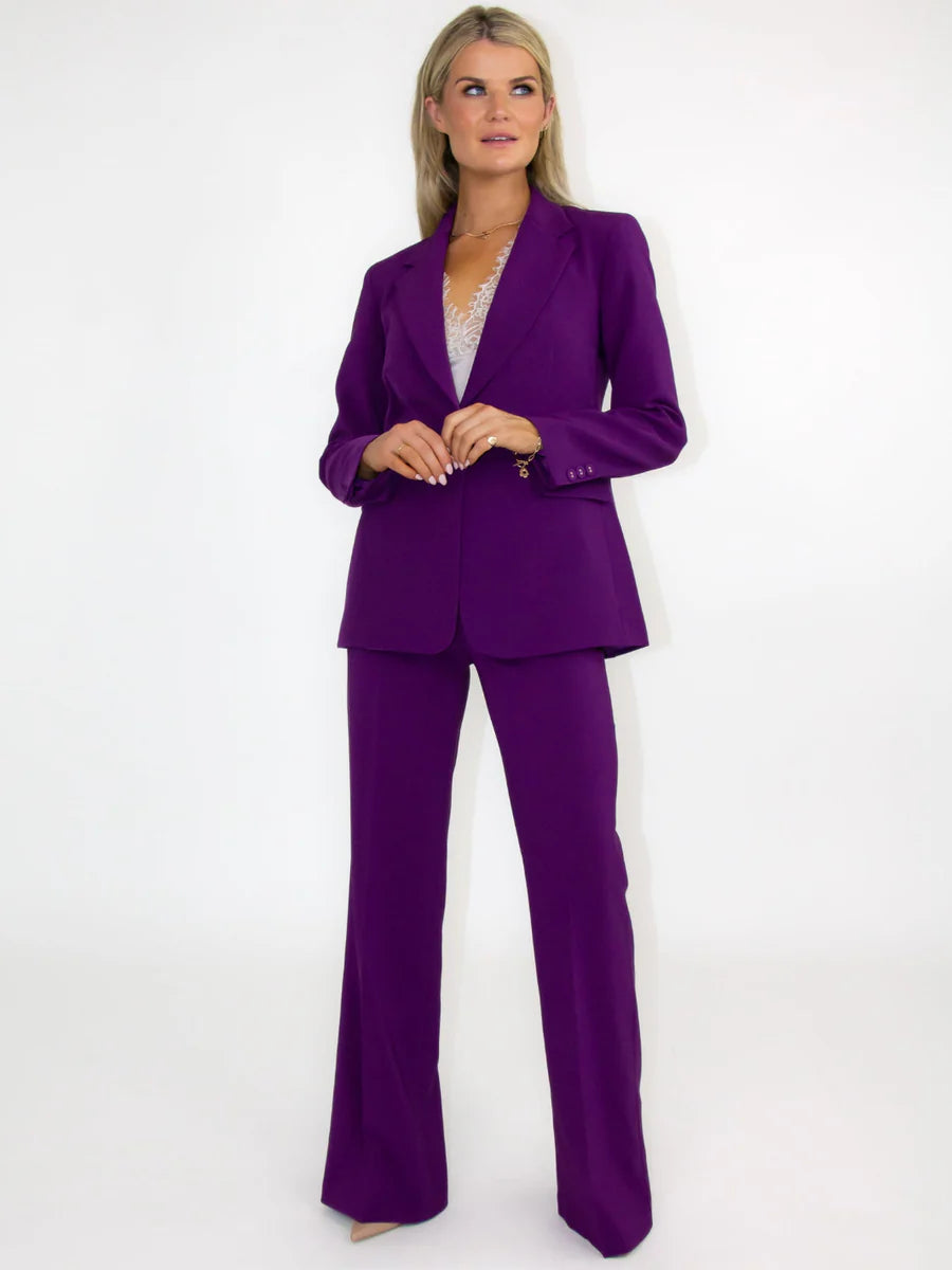 PALERMO TROUSERS IN PURPLE