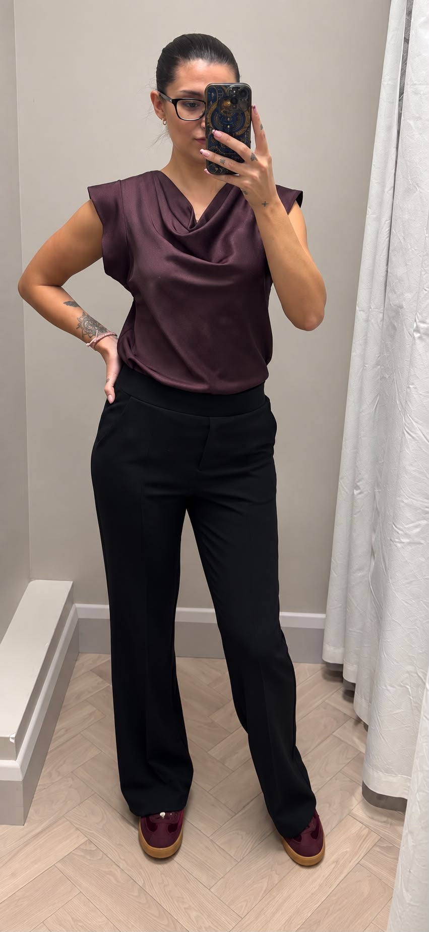 Black Yale trousers