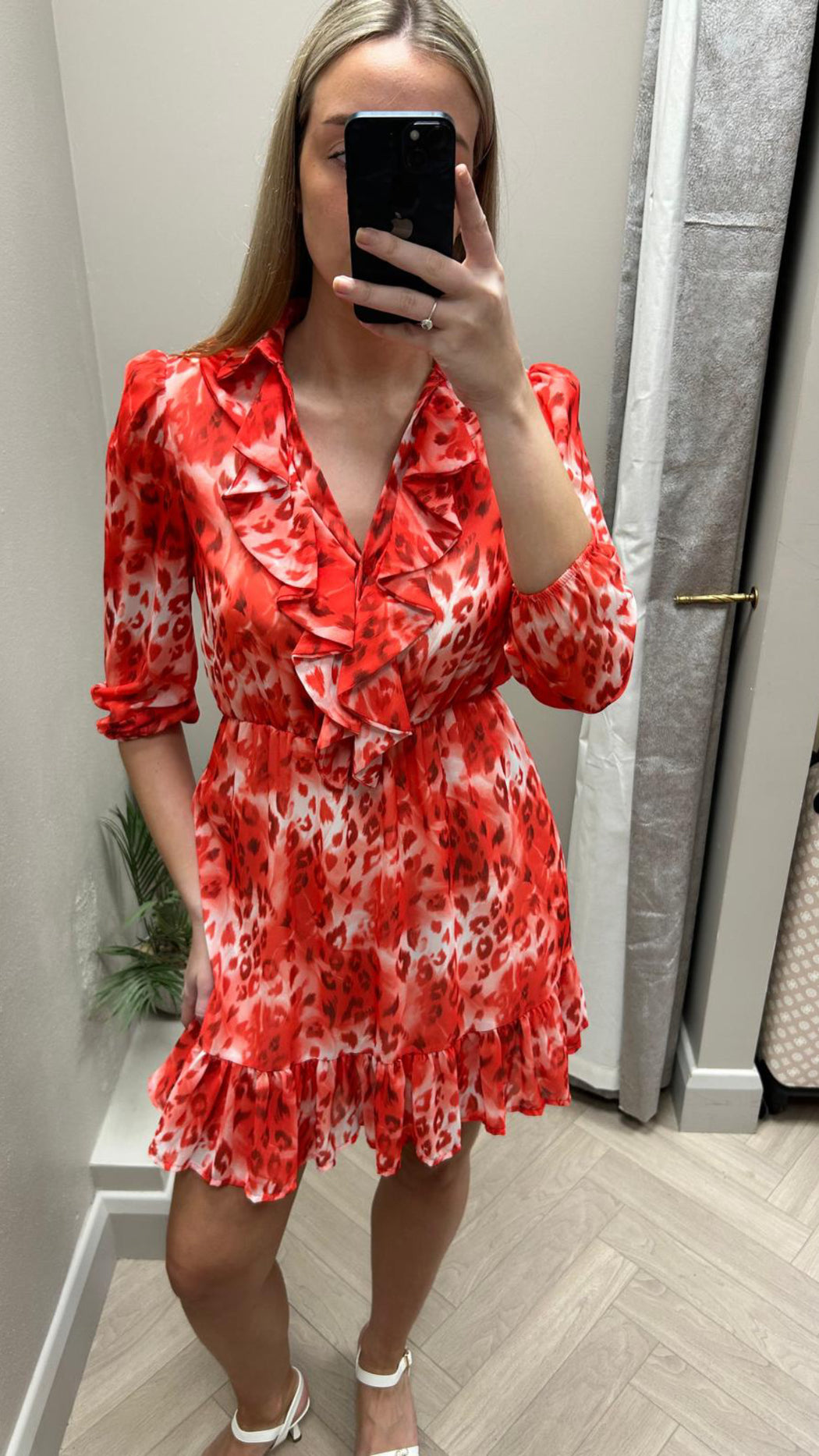 VICKY CORAL MINI DRESS
