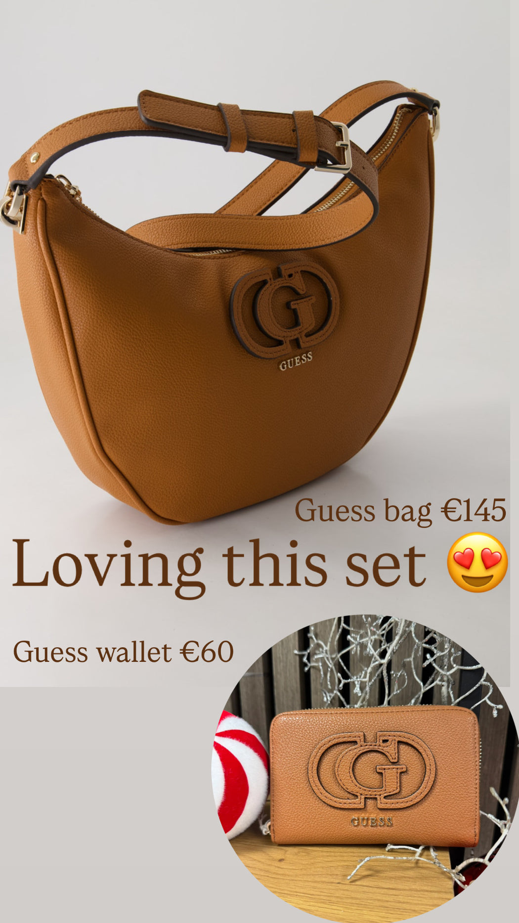 Guess Cognac CALEBRA  Bag BG953602