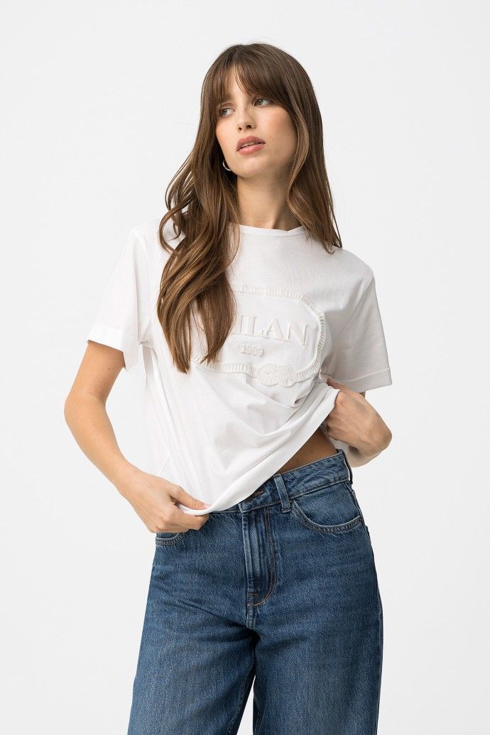 Spacy  cream t shirt