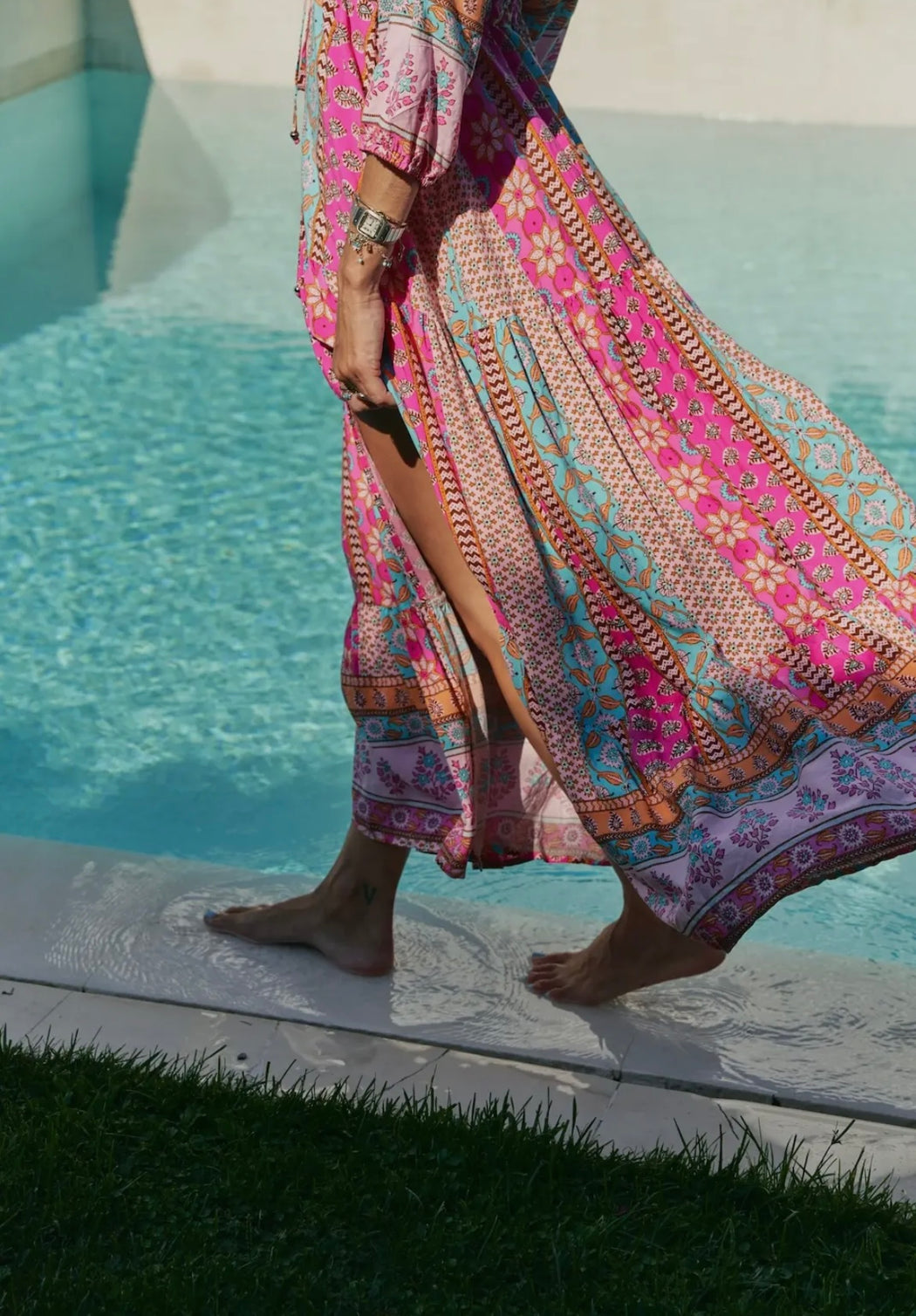 Cedella print Olivia maxi