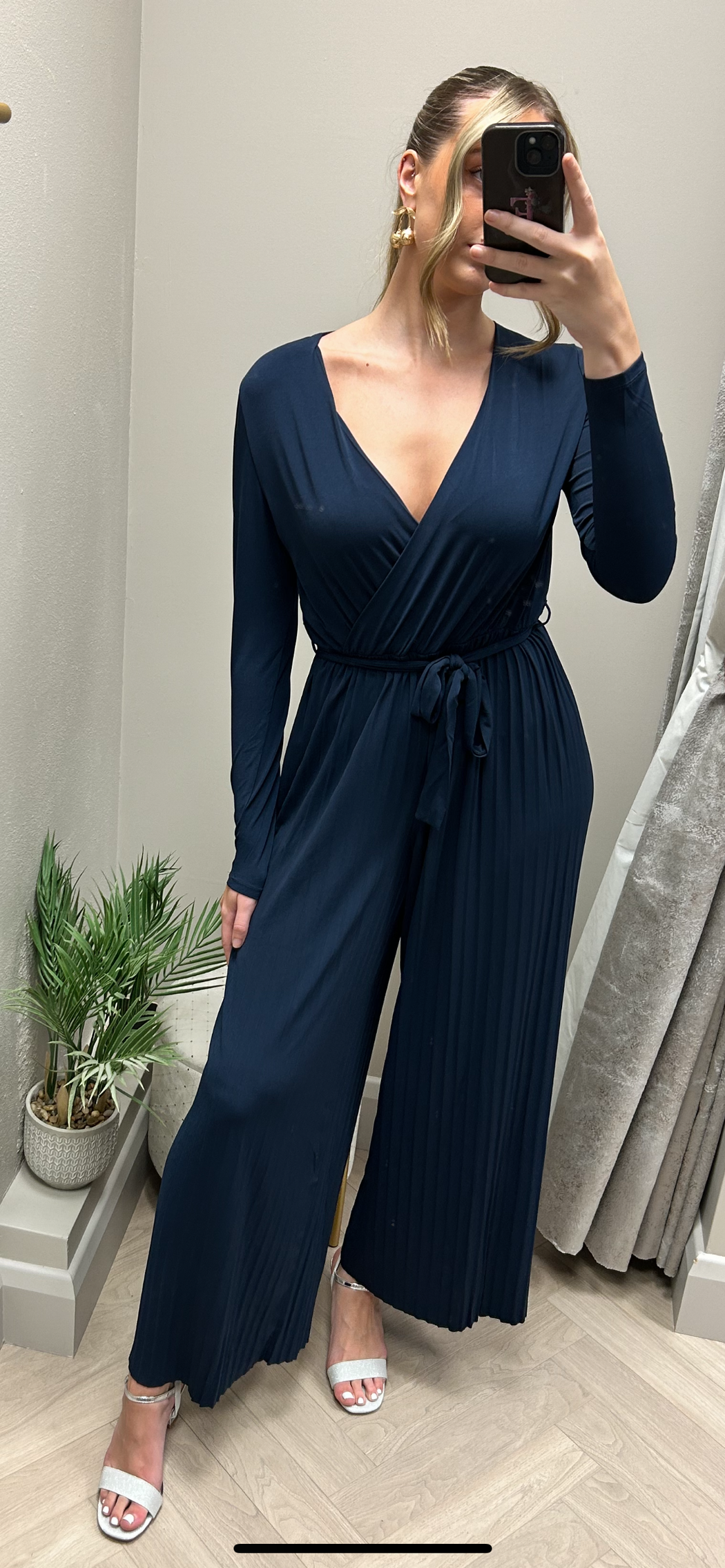 Jana navy jumpsuit