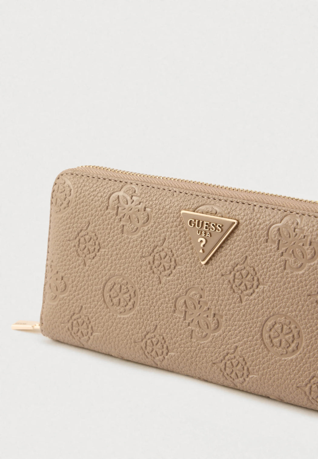 Guess CRESIDIA dark taupe Logo Wallet. PD9888146.